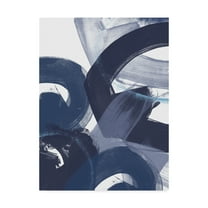 Trademark Fine Art 'Blue on Blue II' Canvas Art by June Erica Vess