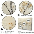 thumbnail image 3 of Designart "Tranquil Beige Trees I" Landscape Trees Floater Framed Wall Decor, 3 of 5
