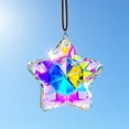 thumbnail image 4 of 6 Pack, Crystal Suncatchers for Windows 14 Inch Star Decorations Hanging Crystal Ornaments Iridescent Rainbow Decor for Christmas Tree Home Garden Party Decorations, 2026, 4 of 5