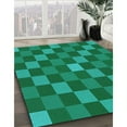 thumbnail image 3 of Ahgly Company Machine Washable Indoor Rectangle Transitional Forest Green Area Rugs, 5' x 7', 3 of 7