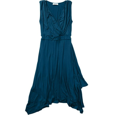 Women's Jersey Dress with Handkerchief Hem