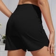 thumbnail image 5 of YMNXA Women's Casual Summer Shorts High Waist Solid Color Loose Comfortable Shorts With Lined Pockets For Outdoor Activities And Daily Wear,Black,Xxl, 5 of 7