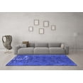 thumbnail image 3 of Ahgly Company Indoor Rectangle Persian Blue Bohemian Area Rugs, 5' x 7', 3 of 4