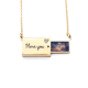 thumbnail image 1 of Oscuras nubes cielo azul naranja Sobre de carta de amor, collar y joyas colgantes, 1 of 3