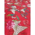 thumbnail image 3 of Women Dressmaking Material Indian Floral Print Fabric Red Floral Cotton Running, 3 of 6