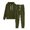 Army Green, variant on Valora Women Fashion Outfit Women Solid Color Hooded Sweatshirt And Pant Tracksuit Sport Suit For Comfortable Casual Set Full Zip Hoodie With Matching Joggers Everyday Wear Army