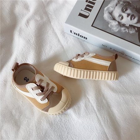 

Canvas shoes Soft soled children s casual shoes Spring and autumn boys and girls Kindergarten children s single shoes One foot pedal board shoes