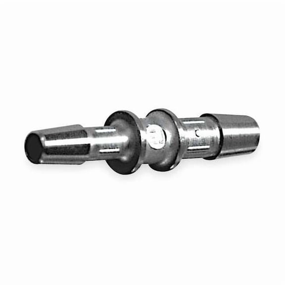Eldon James 1/4" x 1/8" Barbed 316L SS Reducing Coupler Sch 10 C4-2SS