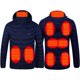 thumbnail image 1 of Nine Districts Chaqueta calefactora Inteligente de Doble Control Chaqueta Estadounidense Ropa térmica Liviana de Temperatura Constante (Color : Black, Size : 6X-Large), 1 of 4