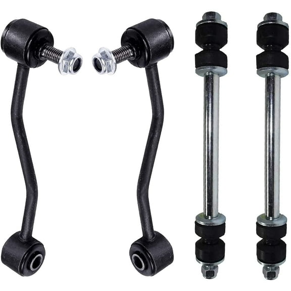 Detroit Axle - 2WD Front Rear Sway Bars Replacement for Ford Ranger Mazda B2300 B2500 B3000 B4000 4pc Fits select: 1998-1999,2002-2004 FORD RANGER SUPER CAB