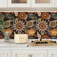 thumbnail image 4 of VOLEAAR Sunflower Floral Contact Paper Vintage Boho Wallpaper Peel and Stick Removable Self-Adhesive Hand Drawn DIY Wall Paper for Kitchen Bedroom Cabinet Countertop 17.5In x 9.8Ft, 4 of 7