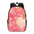 thumbnail image 2 of YFYANG 17" Laptop Backpack, Pink Romantic Love Fashion Travel Work Backpack with USB and Headphone Cable Interface for Men and Women, 2 of 8