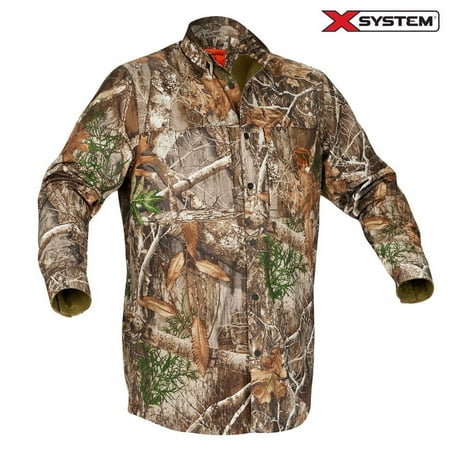 ArcticShield Men s Trek Hunting Shirt Realtree Edge Large