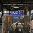 thumbnail image 3 of High Precision Body Weight Scale Smart Bathroom Scales with Large LCD Display(400lbs),Decorative for Bedroom-Grizzly Bear Walking Through The Forest As Leaves Falling From The Trees, 3 of 4