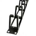 thumbnail image 4 of 6X 19 Inch 1U Rack Cabinets Cable Management Network Organizer Hollow Metal Base Five Ring Detachable Wire Manager Frame, 4 of 7