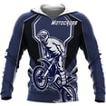 thumbnail image 4 of Personalized Motocross Custom Number&Name Racing T-Shirt 3D Dirt Bike Motorcycle Off-Road Hoodie Sweater Riders (Sweatshirt, XL), 4 of 7