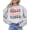 Gray Sweatshirt, variant on Retro Holly Jolly Vibes Sweatshirt for Women Teens and Girls Distressed Christmas Pullover White Sweatshirt Youth Medium