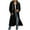 Black Coat for Winter, variant on XPMWRP Women's Solid Color Long Fleece Quilted Hoodies Loose Fit Oversized Zip Up Coat with Double Pocket Casual Warm Winter Jackets Brown L