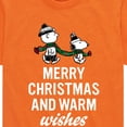 thumbnail image 3 of Peanuts - Charlie Brown & Snoopy Merry Christmas Warm Wishes - Toddler And Youth Short Sleeve Graphic T-Shirt, 3 of 6