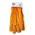 thumbnail image 5 of Hyper Tough Water Resistant Men's Cowhide Leather Work Gloves, Brown, Size Large, 5 of 6