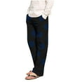 thumbnail image 1 of EGNMCR Pantalon Léger pour Homme, Pantalon Cargo Homme, Pantalon en Lin Homme Mode Pantalon Décontracté pour Homme à Imprimé Ample Pantalon de Pyjama Sport Pantalon Long Homme Pantalon en Polyeste, 1 of 4