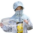 thumbnail image 3 of Summer Adults Kids Outdoor Bicycling Sunscreen Protection Hat, 3 of 5