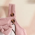 thumbnail image 4 of Wxirdiow Baby Girl Clothes Baby Girl Clothes Suspender Skirt Newborn Ruffle Romper Cute Bear Dress Bow Headband Summer Outfits Pink Size,6-9 Months, 4 of 9