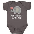 thumbnail image 3 of Inktastic My Nanny Loves Me Grandchild Boys or Girls Baby Bodysuit, 3 of 5