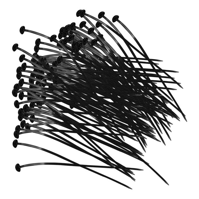 100 bridas de nailon para cables, soportes para bridas con autobloqueo para clasificar cables, accesorios ligeros resistentes al fuego, bridas. 08 x 38 cm