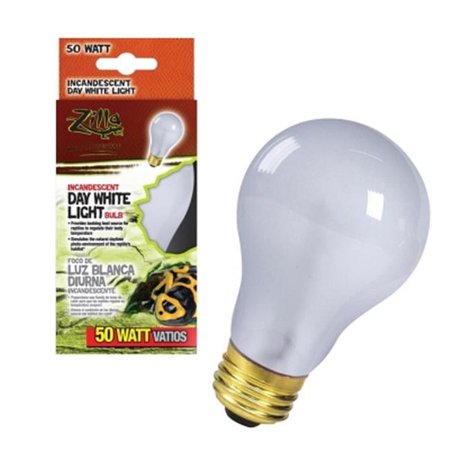 UPC: 0096316671331 | Zilla Incandescent Day White Light Bulb For Reptiles – 50 Watt