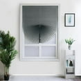 thumbnail image 5 of No Tool Pleated Window Paper Shades Room Darkening Blinds Gray 24x71", 5 of 7