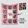 thumbnail image 3 of Customized Photo Collage Blanket-Wedding Blanket. Soft Fleece Throw Blanket, Personalized Picture Blanket. Gift for Wedding, Christmas, Birthday & Anniversary.(Photo Blanket- 07, 50" X 60") Blankets, 3 of 5