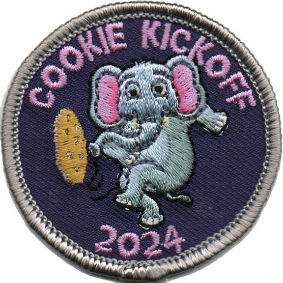 12 pieces 2" Custom Activity Scouts Applique Fun Patches - 2024 Cookie Kick Off