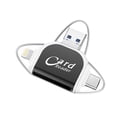 thumbnail image 1 of 4-in-1 SD/TF Card Reader Micro SD USB 2.0 OTG Adapter For iPhone, 1 of 3