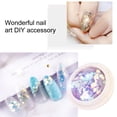 thumbnail image 6 of Yajisi 8 Pcs Nail Sequins, Shining Glitter Nail Art Decoration Kit for DIY Manicure, 7.09 x 3.94 x 0.79 in, 6 of 8