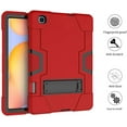 thumbnail image 7 of FIEWESEY Case for Samsung Galaxy Tab S6 Lite, Heavy Duty Shockproof Rugged Full Body Protective Case With Stand for Samsung Galaxy Tab S6 Lite 10.4 Inch 2024/2022/2020 (Red/Black), 7 of 7