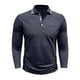thumbnail image 4 of pstuiky camisetas de manga larga para hombre, Cárdigan informal de manga larga con botones y bolsillo para hombre camisetas de hombre s, 4 of 7