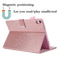 thumbnail image 5 of Feishell for iPad 10th Generation 10.9" (2022) Smart Case with Integrated Hand Strap,Premium PU Leather Multiple Viewing Angles Stand Magnetic Flip Credit Card Slots Cover,Rosegold, 5 of 7