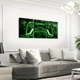 thumbnail image 3 of Gaming Wall Art for Living Room Neon Honeycomb Gamer Poster Prints Video Game Consoles Red Hexagon Lights 3 Picture Sets Wall Decor,Kids Bedroom Decor, 3 of 6