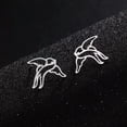 thumbnail image 6 of RSAMD Stainless Steel Swallow Earring Cute Little Bird Ear Studs Pendientes Jewelry-Steel, 6 of 7