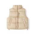 thumbnail image 1 of Chaleco acolchado cálido con capucha para niñas y niños, ropa de abrigo con forro de franela suave y aislante, 1 of 5
