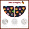 thumbnail image 3 of Bingfone Christmas Tree Skirt Mat Christmas Decoration Interior 30" -Lovely Planet, 3 of 6