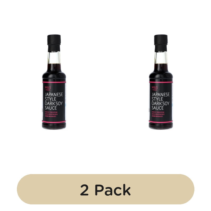 M&S Japanese Dark Soy Sauce 150ml, British Import (Pack of 2)