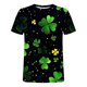thumbnail image 3 of Ceisia Men's Slim Fit Short Sleeve T-Shirt St. Patrick's Day Themed Print Clover Spring Summer Shirt Gift, 3 of 5