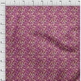 thumbnail image 4 of oneOone Cotton Poplin Purple Fabric Abstract Floral Sewing Material Print Fabric By The Yard 42 Inch Wide, 4 of 4