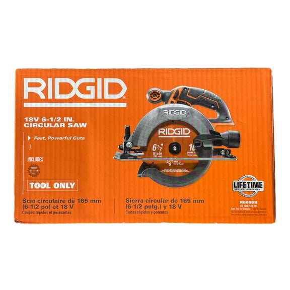 RIDGID 18V Cordless 6 1/2 in. Circular Saw (Tool Only)