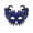 A002- Blue, variant on Masquerade Mask for Women 9 Inch Purple Feather Venetian Masquerade Masks for Men Halloween Mardi Gras Mask for Masquerade Party, 1 Pack