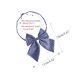 thumbnail image 2 of CORBATA UNIFORME CON LACO AJUSTABLE PREHECHO INSPIRE CHIC PARA MUJERES A RAYAS 4.33" x 5.51" AZUL MARINO, 2 of 5