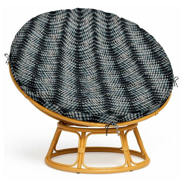 Replacement Papasan Cushion Cover 55 Inch - Waterproof, Tear-Resistant & Stylish - Fits Large Papasan Chair - Tie Dye Pattern