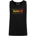 thumbnail image 3 of Hurley Men's Everyday Regrind One and Only Gradiation Tank Top, Black, Small, 3 of 5